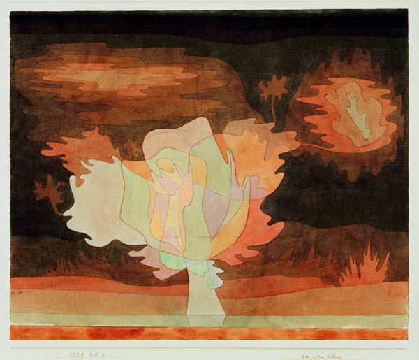 Vor dem Schnee, 1929, 319 (3 H 19). à Paul Klee