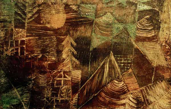 Wald-Einsiedelei, 1921, 225. à Paul Klee