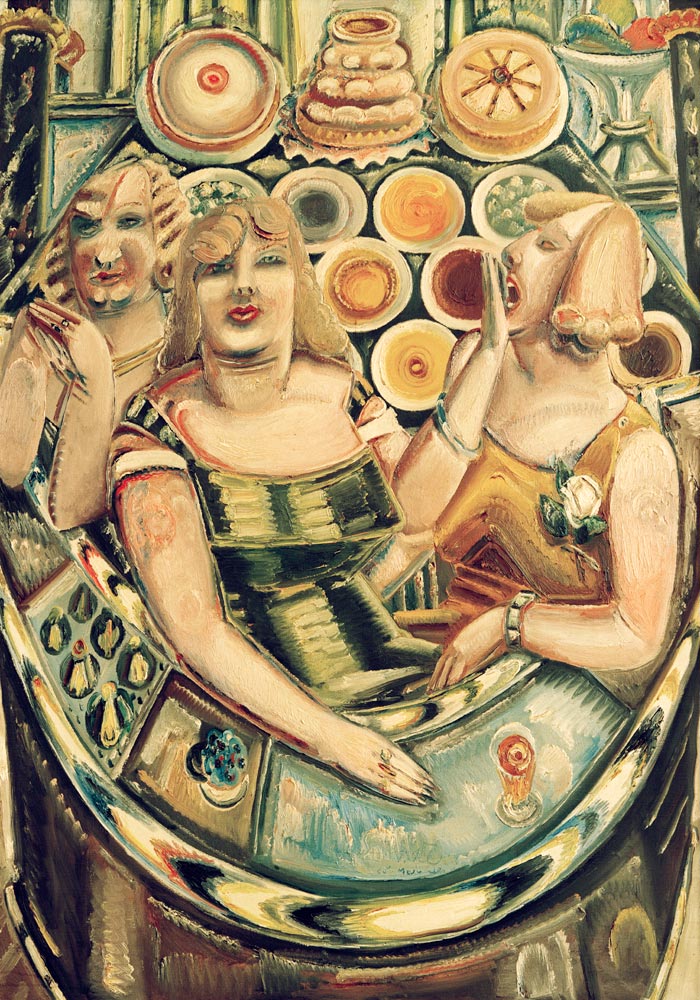 Three barmaids à Paul Kleinschmidt