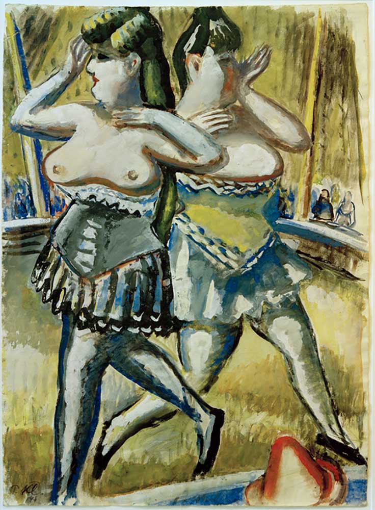 Two circus dancers à Paul Kleinschmidt
