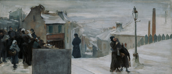 The Famine between 1870-71 à Paul Louis Delance