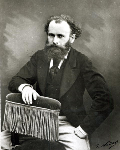Portrait of Edouard Manet (1832-83) (b/w photo)  à Paul Nadar