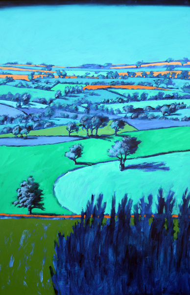 Blue landscape à Paul Powis