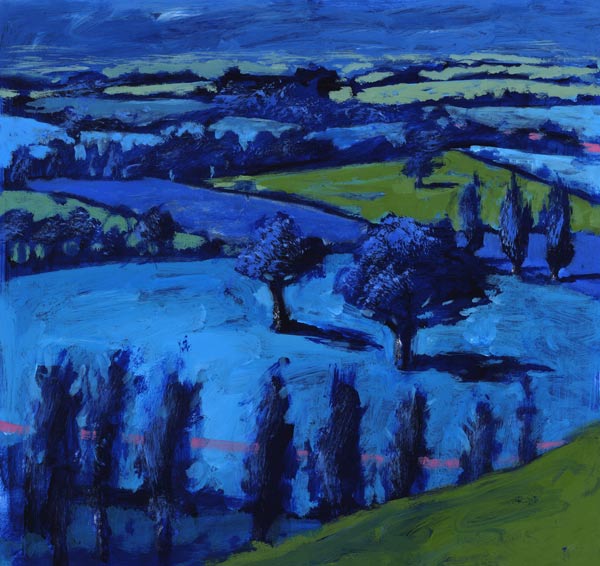Blue landscape à Paul Powis