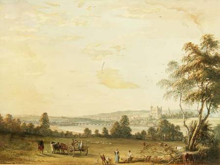 View of Rochester à Paul Sandby