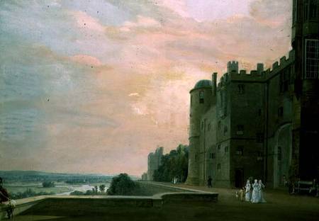 Windsor Castle: North Terrace à Paul Sandby