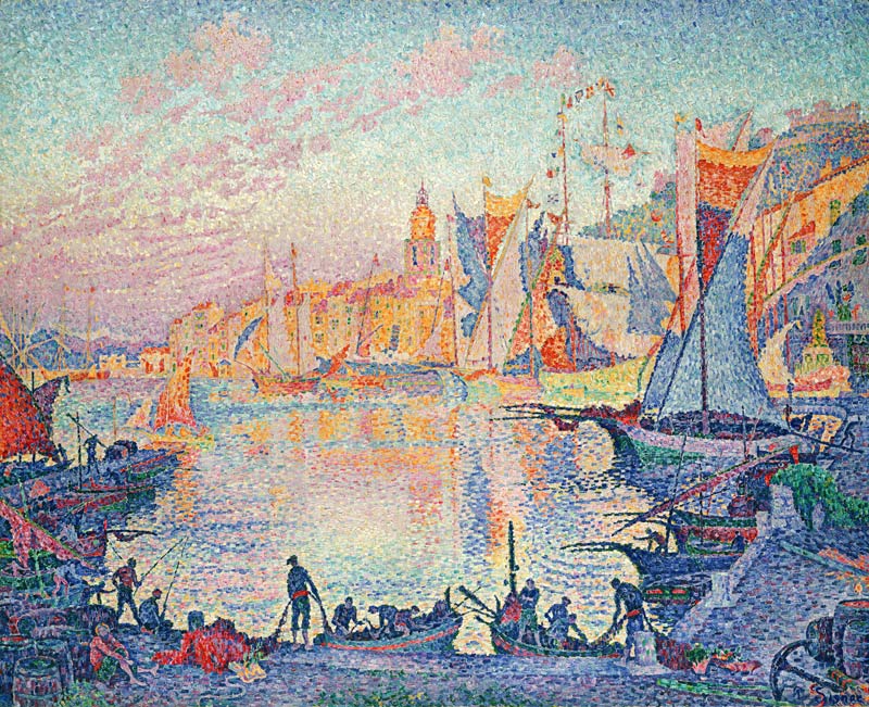 The Port of Saint-Tropez à Paul Signac
