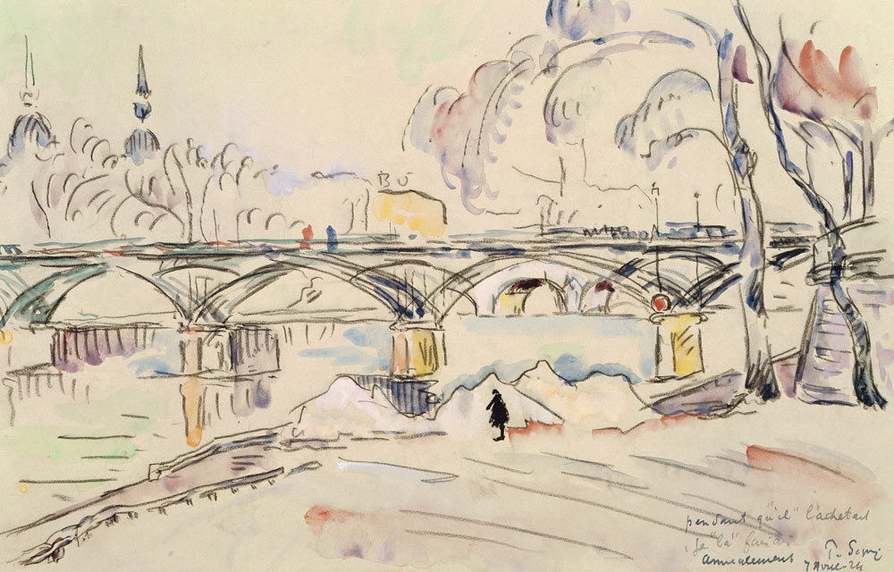 The Pont des Arts à Paul Signac