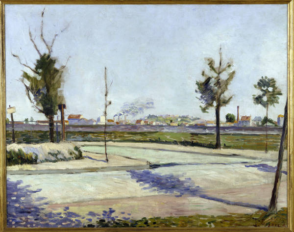 P.Signac / Route de Gennevilliers 1883 à Paul Signac