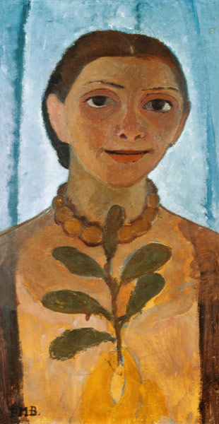 Le peintre avec la branche de camélia à Paula Modersohn-Becker