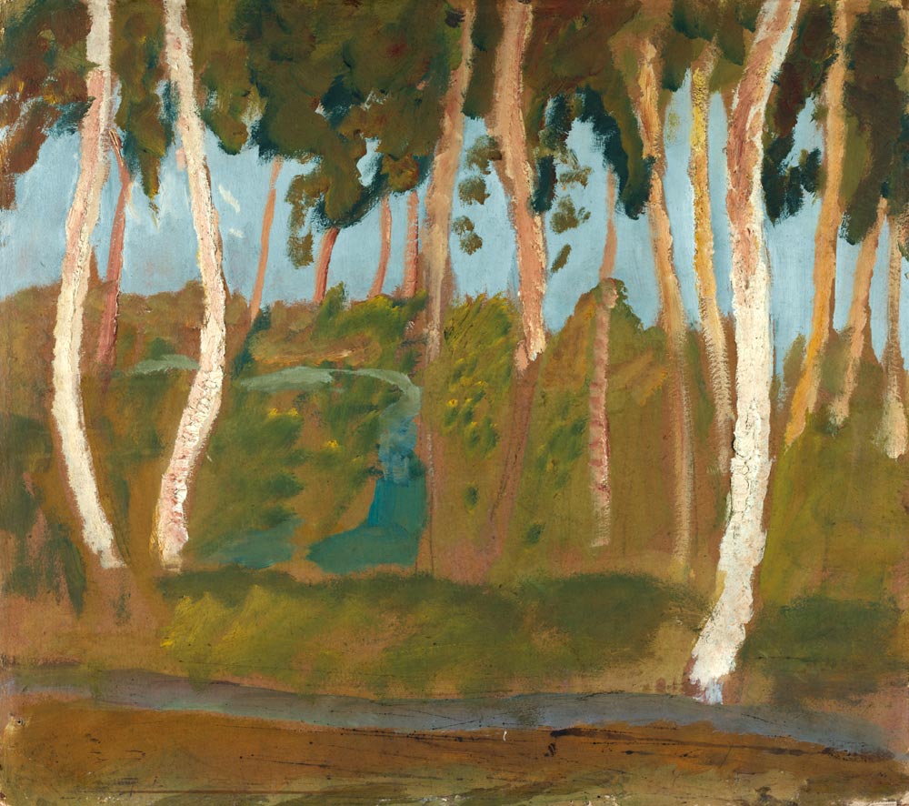 Birch Trees à Paula Modersohn-Becker