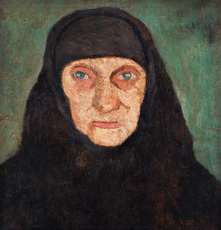 Head of Old Woman à Paula Modersohn-Becker