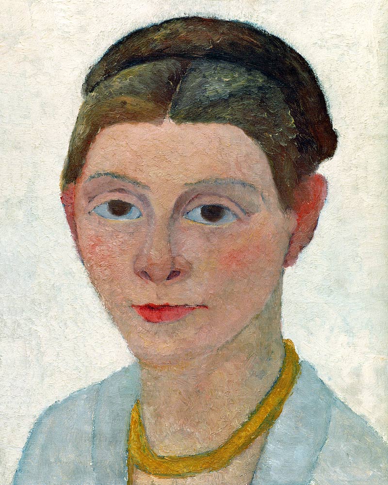 Autoportrait 1905 à Paula Modersohn-Becker