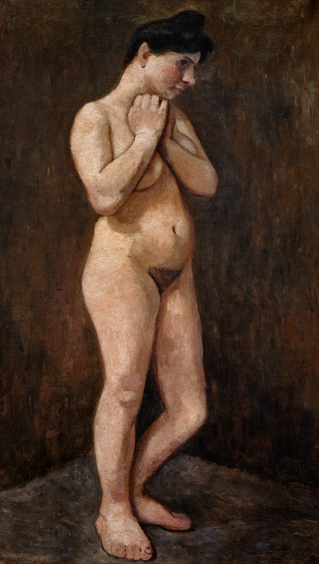 Standing Female Nude à Paula Modersohn-Becker