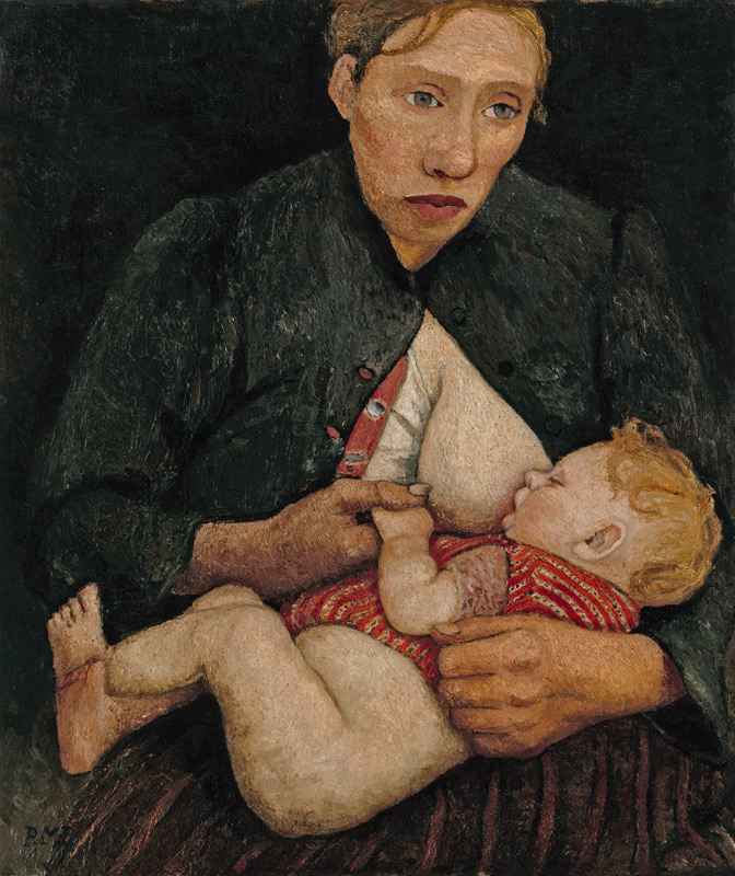 Suckling Mother à Paula Modersohn-Becker