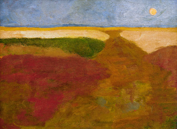 La lune au-dessus des champs à Paula Modersohn-Becker