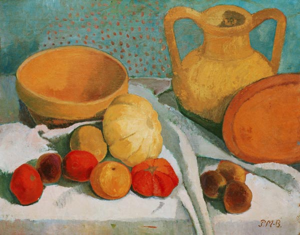 Nature morte en jaune à Paula Modersohn-Becker