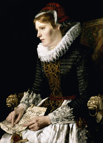 Portrait of a Noble Woman à Paula Monje