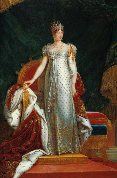 Portrait of Empress Marie Louise (1791-1847) of France, after a painting by Francois Gerard à Paulin Jean Baptiste Guerin