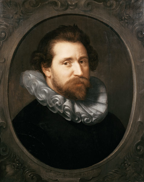 Portrait of Abraham Bloemaert (1566-1651) à Paulus Moreelse