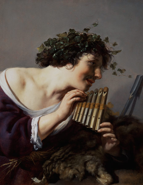Pan Playing his Pipes à Paulus Moreelse
