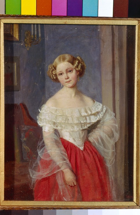 Portrait of Olga Demontcal à Pawel Andrejewitsch Fedotow