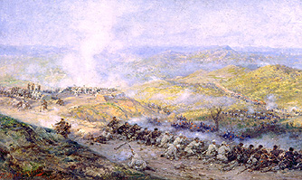 Szene aus dem russisch-türkischen Krieg 1877-1878 à Pawel Kowalewsky