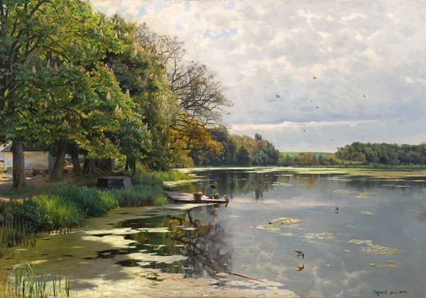 Sunny Spring Day at the Water à Peder Mønsted