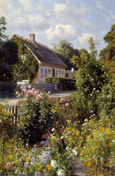 Garden in Bloom à Peder Mønsted