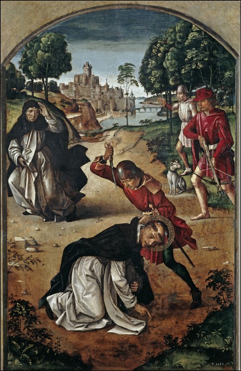 The Death of Saint Peter of Verona à Pedro Berruguete