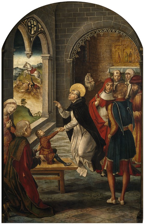 Saint Dominic Resurrects a Boy à Pedro Berruguete