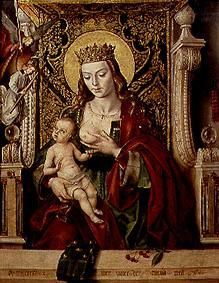 La vierge donnant le sein à l'enfant Jesus à Pedro Berruguete