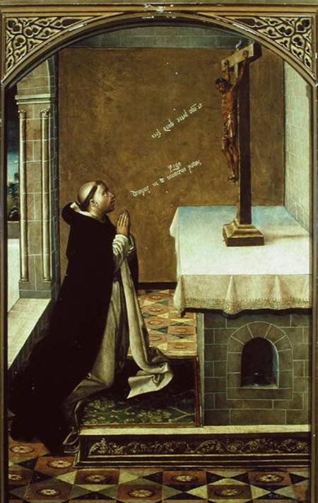 St. Peter Martyr (c.1205-52) at Prayer à Pedro Berruguete