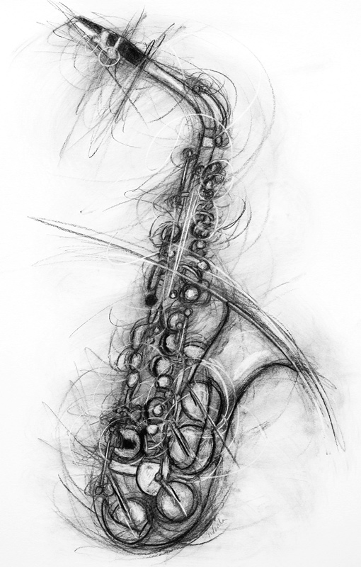Saxophone à Penny Warden