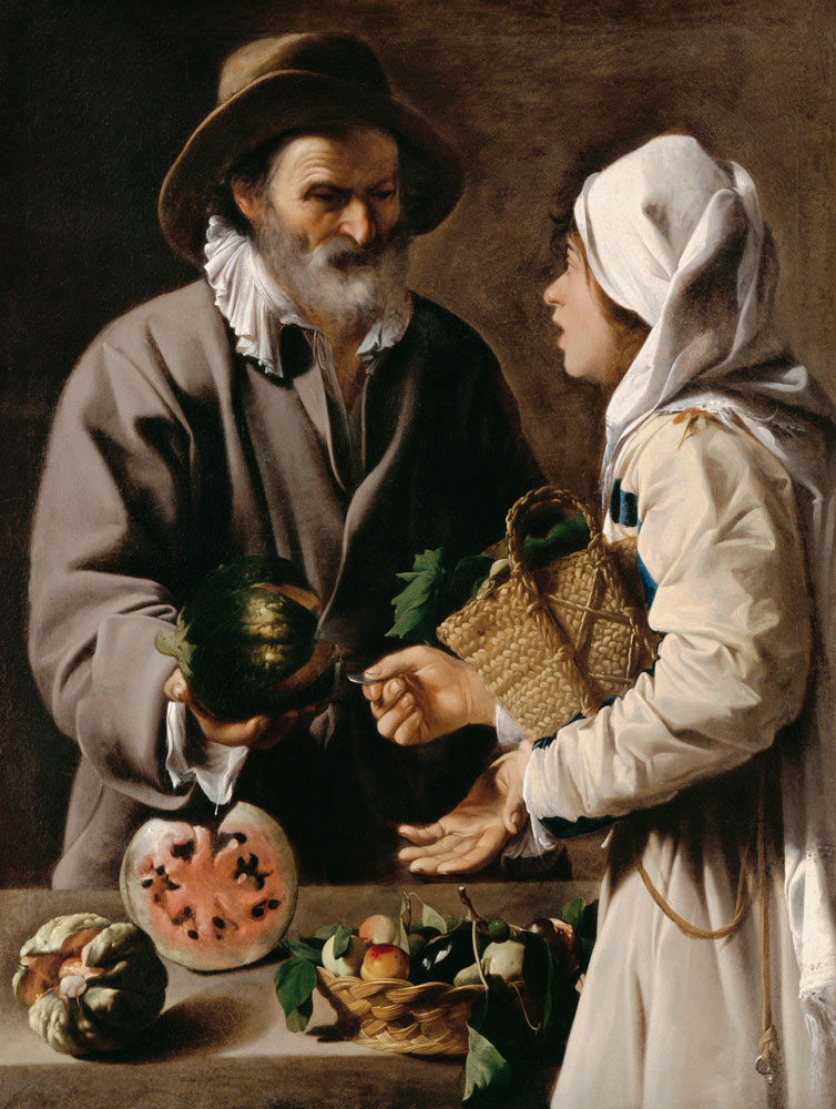 The Fruit Vendor à Pensionante de Saraceni