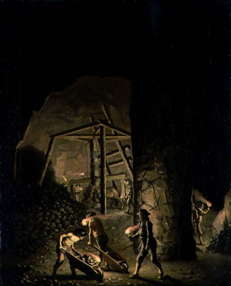 Gallery in Falun Copper Mine à Per Hillestrom