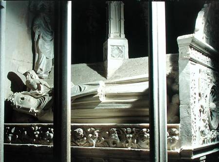 Tomb of Blanche of Anjou wife of James II of Aragon (1264-1327) à Pere  de Bonhull