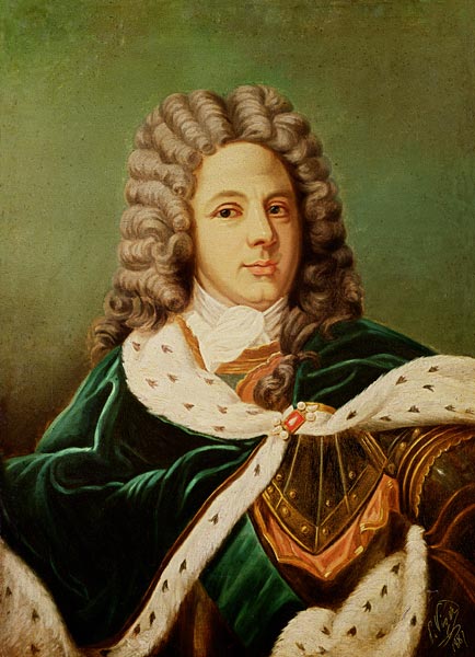 Portrait of the Duc de Saint-Simon (1675-1755) after a portrait by Hyacinthe Rigaud (1659-1743) à Perrine Viger