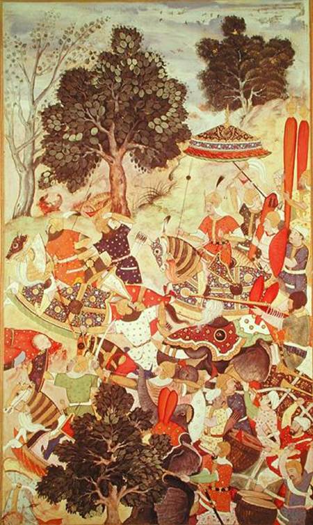 The Capture of Bakadur Khan à École persane