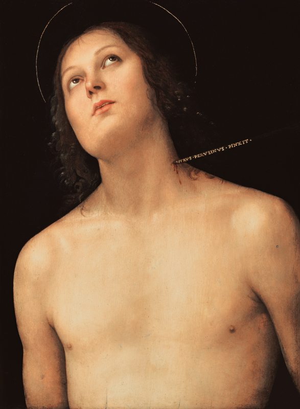 Perugino / St. Sebastian à Pierto di Cristoforo Vanucci (alias Perugino ou le Perugin)