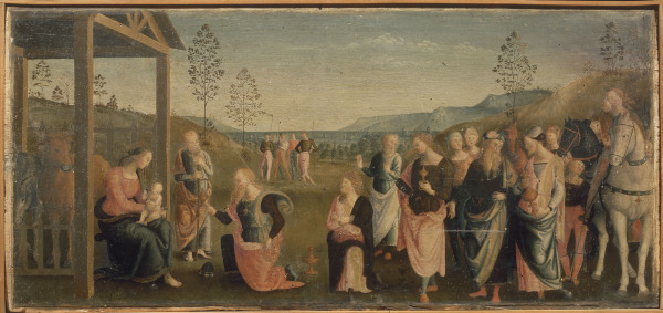 Perugino / Adoration of the Kings / Ptg. à Pierto di Cristoforo Vanucci (alias Perugino ou le Perugin)