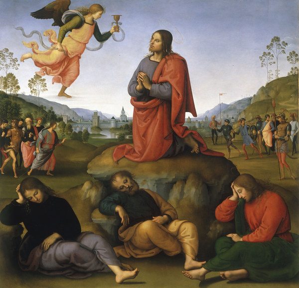 Perugino, Christ on Mount of Olives à Pierto di Cristoforo Vanucci (alias Perugino ou le Perugin)