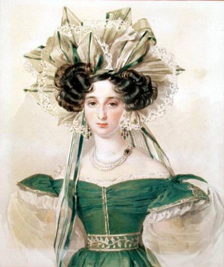 Portrait of Princess Elizabeth Vorontsova (1792-1856) à Peter Fedorowitsch Sokolov