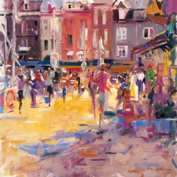 Honfleur Promenade (oil on canvas)  à Peter  Graham