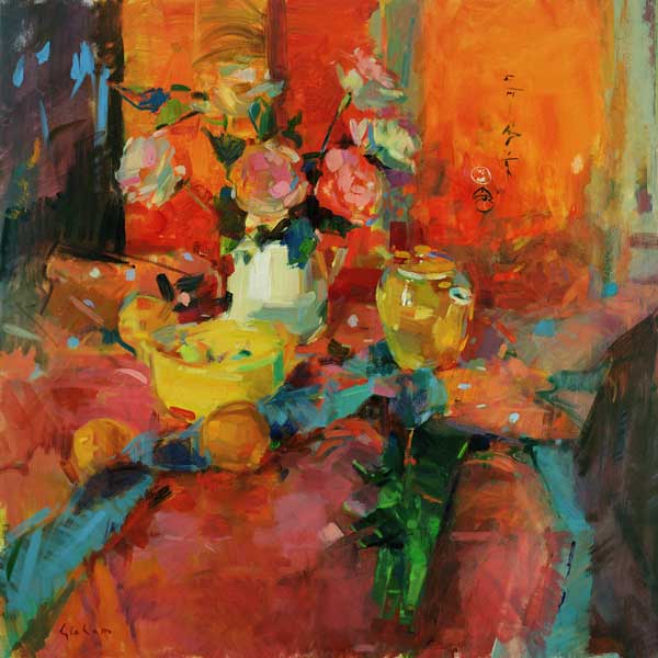 Cafe Royal (oil on canvas)  à Peter  Graham