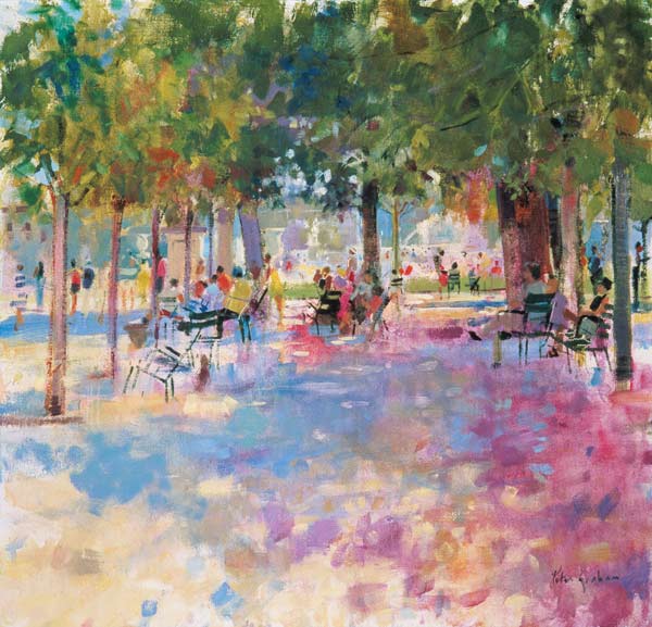 Tuileries, Paris (oil on canvas)  à Peter  Graham