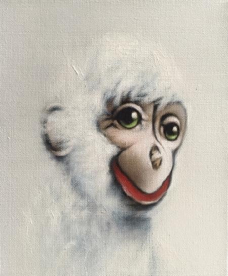 Monkey in White