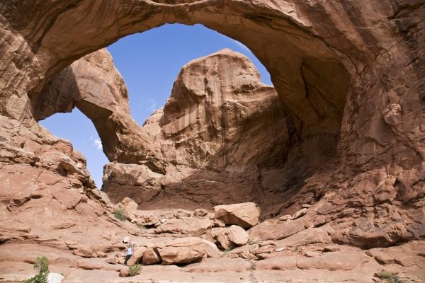 Double Arch Arches National Park Utah US à Peter Mautsch