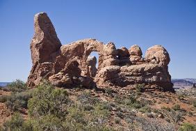 Turret Arch Arches National Park Utah US