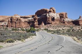 Rock Pinnacles Arches National Park Utah